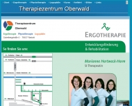 Website Oberwald Therapiezentrum , Physiotherapie
