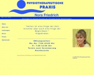 Bild Friedrich Nora Physiotherapie