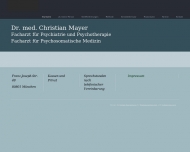 Dr. med. Christian Mayer Praxis f?r Psychiatrie, Psychotherapie und Psychosomatik in M?nchen