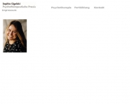 Bild Cigelski Sophia Psychologische Psychotherapeutin