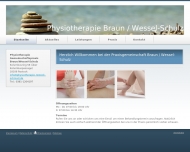 Website Braun u. Wessel-Schulz Physiotherapie