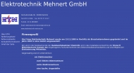 Bild Elektrotechnik Mehnert GmbH