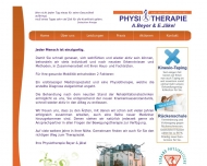 Website Jäckel , Beyer Physiotherapie