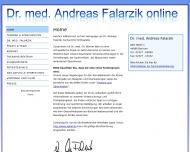 Website Falarzik Andreas Dr.med. Facharzt für Orthopädie Sportmedizin Chirotherapie