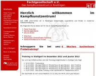 Bild Fechtgesellschaft e.V. Selbstverteidigung, Kali,Ving Tsun, Fitness-Boxen, Gesch.St. , Pekiti-Tirsia Kali Europe HQ