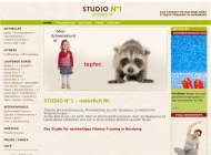 Website Fitness - Studio No1 - natürlich fit