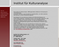 Bild Institut fr Kulturanalyse e.V.