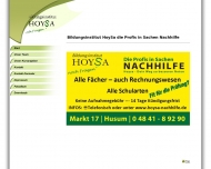 Bild Webseite Hoysa Schwesing