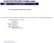 Bild Elektrotechnik Thimm GmbH Schaltanlagenbau