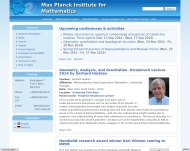 Bild Max-Planck-Institut fr Mathematik