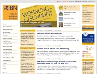 Website Institut für Baubiologie u. Ökologie Neubeuern