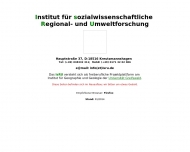 Bild Institut fr sozialwissenschaftl.Regional- u. Umweltforschung Dr.Wolfgang Wei Wissenschaftliches Institut