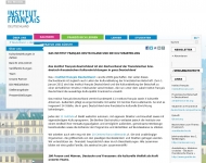 Website INSTITUT FRANCAIS CCCL Mayence