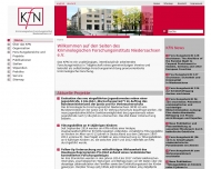 Bild Kriminologisches Forschungsinstitut Niedersachsen eV.