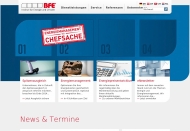 Website BfE, Institut für Energie und Umwelt