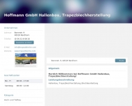 Bild Hoffmann GmbH Hallenbau, Trapezblechherstellung