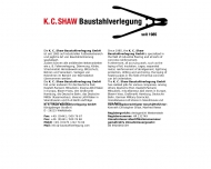 Bild K.C. Shaw Baustahlverlegung GmbH