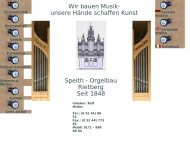 Bild Rudolf Speith -Orgelbau, Inhaber: Ralf Mller