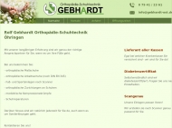 Bild Gebhardt Rolf Orthopdie-Schuhtechnik