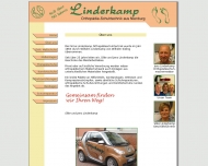 Website Linderkamp Orthop�dieschuhtechnik