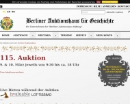 Bild Berliner Auktionshaus fr Geschichte e. Kfm. Inh. Jens Walter