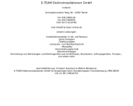 Bild E-TEAM Elektroinstallationen GmbH