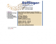 Bild Daffinger Abbruch