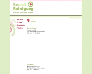 Website Exquisit Reinigung Textilreinigung