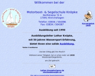 Motorboot und Segelschule Kn?pke