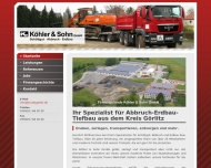 Bild Khler & Sohn GbR Schttguttransporte, Erdbau, Abbruch