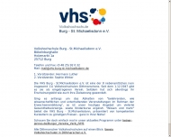 Bild Volkshochschule Burg