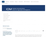 Bild IOM | Steinbeis-Hochschule Berlin, Institut fr Organisation & Management