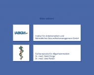 Bild IABGM - Institut fr Arbeitsmedizin und Betriebliches Gesundheitsmanagement GmbH