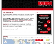 Bild Webseite Wendt Dienstleistung Schwesing