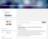 Bild Schulten GmbH, Alfons Elektroanlangen Ind.Service
