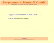 Bild Vorpommern Touristik GmbH