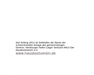 Website SeHHafen Hausboote