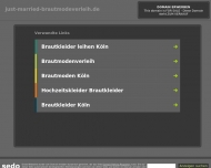 Bild just married Brautmoden und Brautmodenverleih