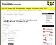 Bild Transportunternehmen KFZ Werkstatt Elsenpeter Martin