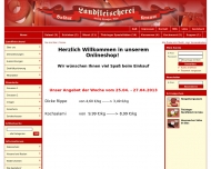 Website Landfleischerei Baldur Krause