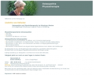 Bild Physiotherapie und Osteopathie, Liselotte von Hofacker