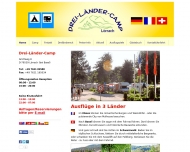 Website Dreiländercamp Lörrach - Basel, Campingplatz