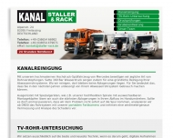Bild Kanal + Rohrreinigung Staller & Rack