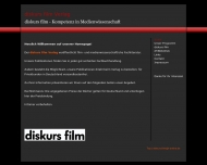 Bild diskurs film Verlag Schaudig & Ledig GbR