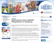 Website GARANT Pflegedienst