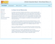 Website Arbeiter-Samariter-Bund Ortsverband Riesa
