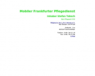 Bild Mobiler Frankfurter Pflegedienst Inh. Stefan Tobsch