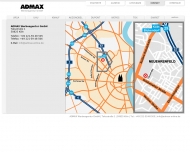 Website ADMAX Werbeagentur