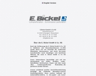 Bild Bickel E. Maschinen- u. Apparatebau GmbH & Co. KG