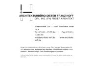 Bild Hoff Dieter Dipl.Ing.FH Freier Architekt